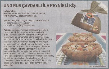 Mutfak Sırları Hürriyet Gazetesinde