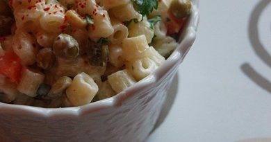Labneli Makarna Salatası