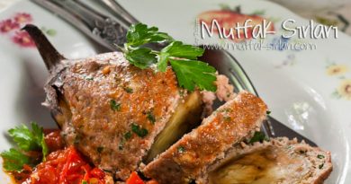 Kıymalı Patlıcan Kebabı – Mantolu Patlıcan