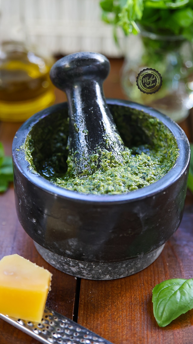 videolu pesto sos yapımı